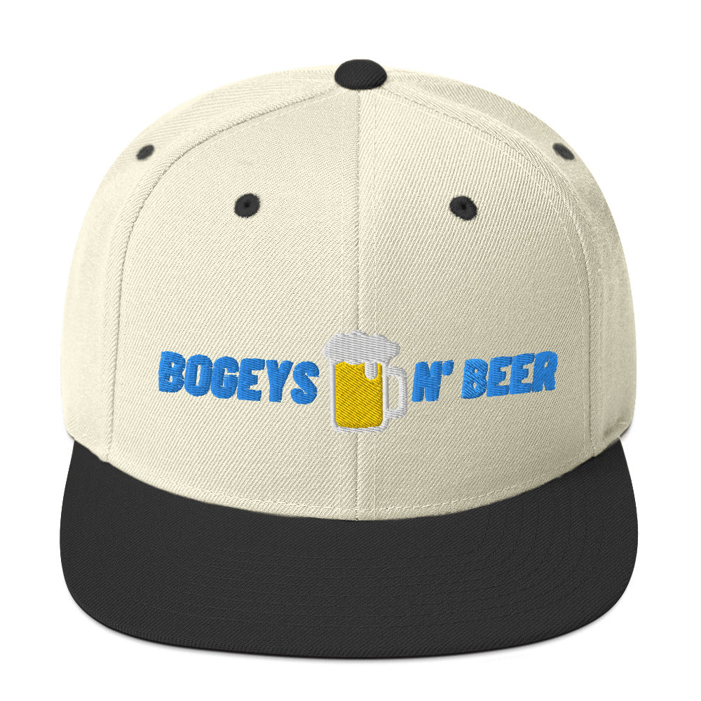 Bogeys N' Beer Flat Brim Cap
