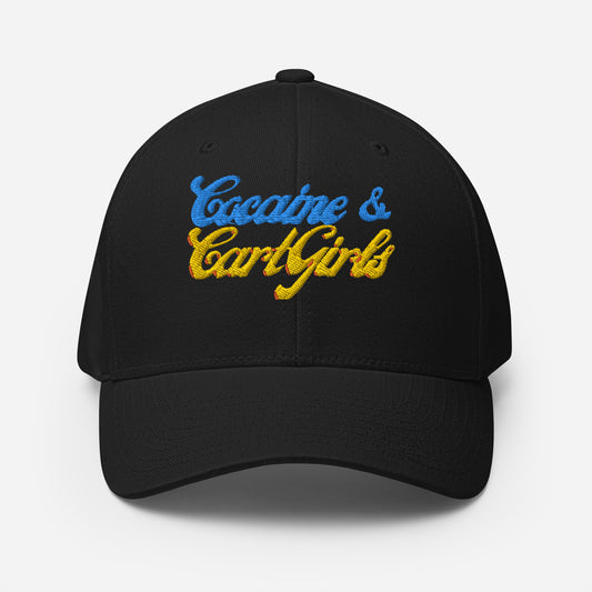 Cocaine and Cart Girls Flex Fit Cap