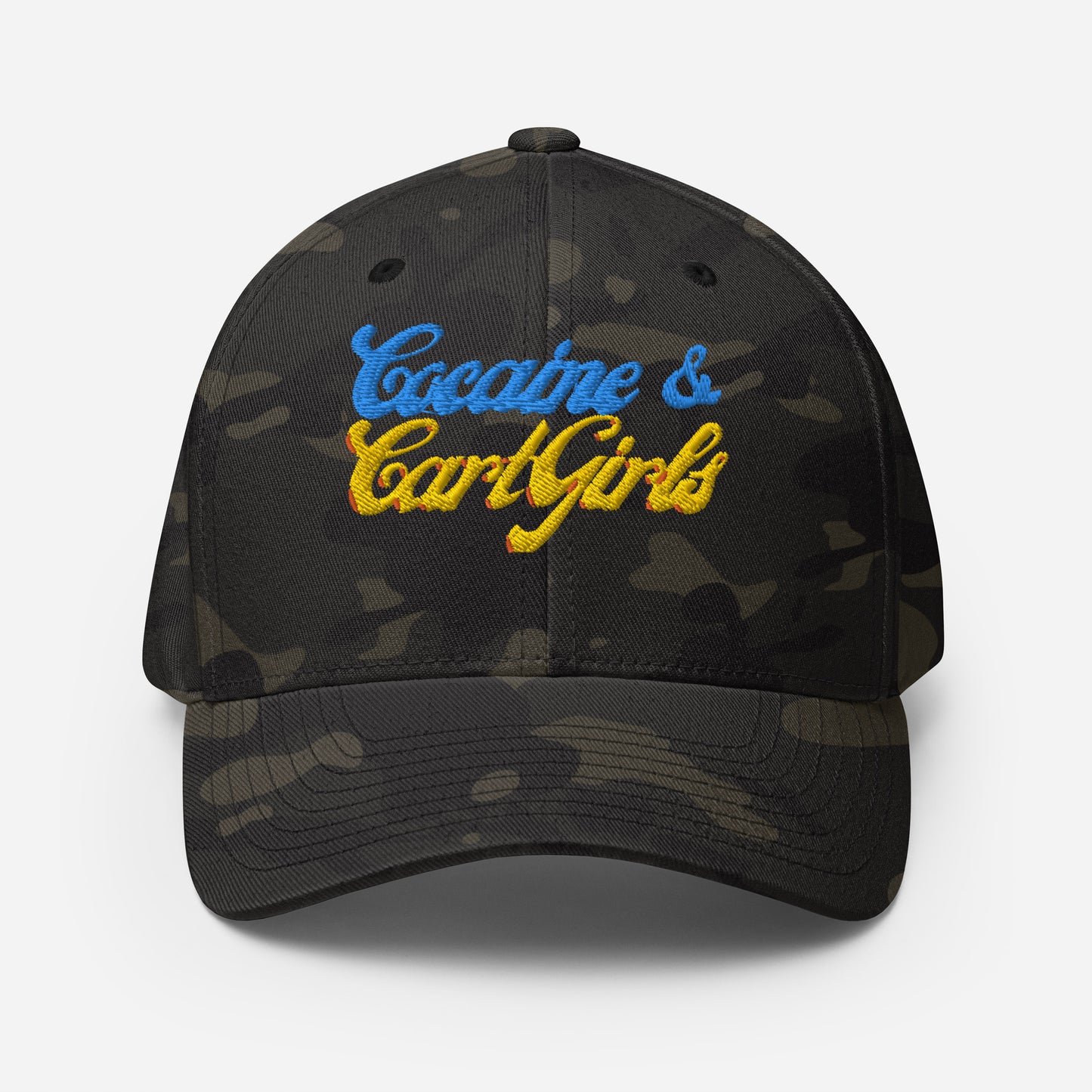 Cocaine and Cart Girls Flex Fit Cap